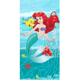 Disney Hercegnők, Ariel Friends fürdőlepedő, strand törölköző