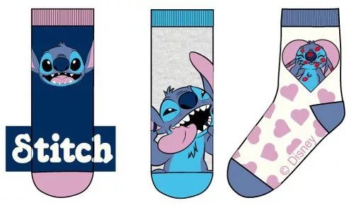 Lilo és Stitch, A csillagkutya gyerek zokni 3DB